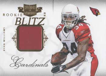 2011 Panini Plates & Patches - Rookie Blitz Materials #35 Ryan Williams Front