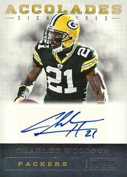 2011 Panini Playbook - Accolades Signatures #1 Charles Woodson Front