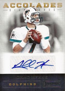 2011 Panini Playbook - Accolades Signatures #46 Chad Henne Front