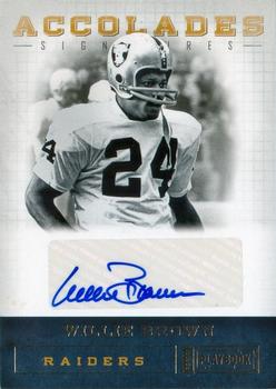 2011 Panini Playbook - Accolades Signatures #85 Willie Brown Front