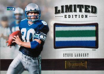 2011 Panini Playbook - Limited Edition Materials Prime #33 Steve Largent Front