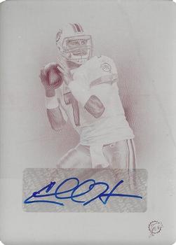 2011 Panini Prime Signatures - Autographs Printing Plates Magenta #27 Chad Henne Front