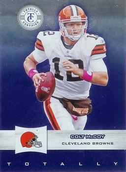 2011 Panini Totally Certified - Blue #24 Colt McCoy Front