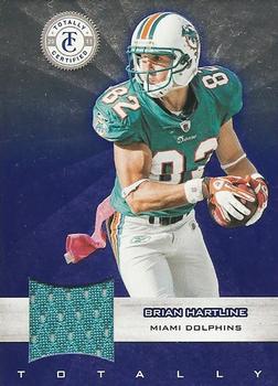 2011 Panini Totally Certified - Blue Materials #11 Brian Hartline Front