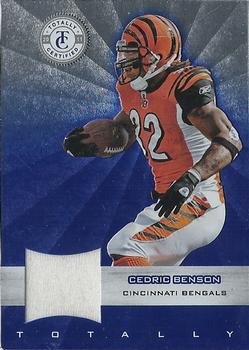 2011 Panini Totally Certified - Blue Materials #17 Cedric Benson Front