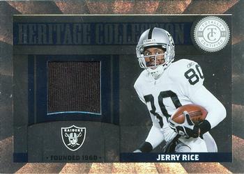 2011 Panini Totally Certified - Heritage Collection Jerseys #28 Jerry Rice Front