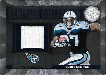 2011 Panini Totally Certified - Heritage Collection Jerseys #17 Eddie George Front