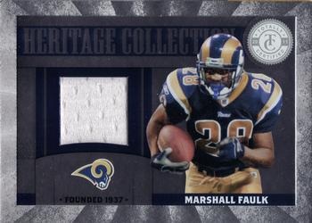 2011 Panini Totally Certified - Heritage Collection Jerseys #47 Marshall Faulk Front