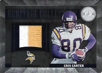2011 Panini Totally Certified - Heritage Collection Jerseys Prime #8 Cris Carter Front