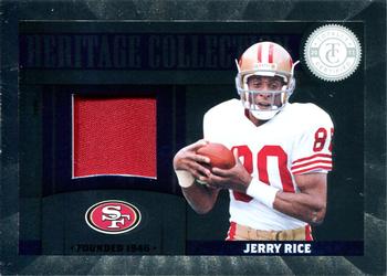 2011 Panini Totally Certified - Heritage Collection Jerseys Prime #27 Jerry Rice Front