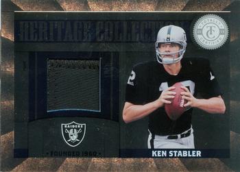 2011 Panini Totally Certified - Heritage Collection Jerseys Prime #43 Ken Stabler Front