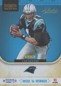 2011 Panini Totally Certified - Pepsi Elite Rookie of the Week #16 Cam Newton Front