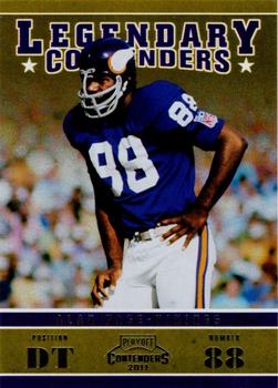 2011 Playoff Contenders - Legendary Contenders #15 Alan Page Front