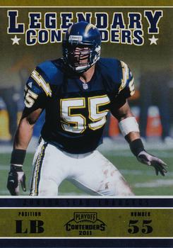 2011 Playoff Contenders - Legendary Contenders Black #24 Junior Seau Front
