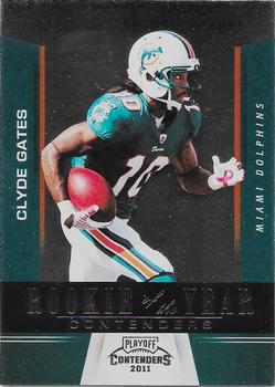 2011 Playoff Contenders - ROY Contenders #19 Clyde Gates Front