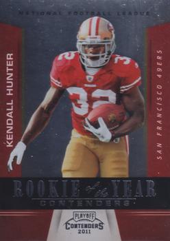 2011 Playoff Contenders - ROY Contenders #22 Kendall Hunter Front