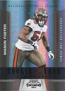 2011 Playoff Contenders - ROY Contenders Black #17 Mason Foster Front