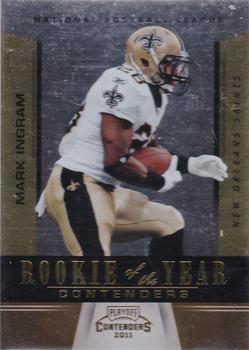 2011 Playoff Contenders - ROY Contenders Gold #11 Mark Ingram Front