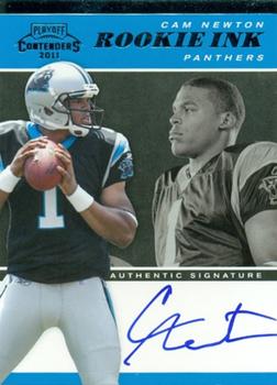 2011 Playoff Contenders - Rookie Ink #22 Cam Newton Front
