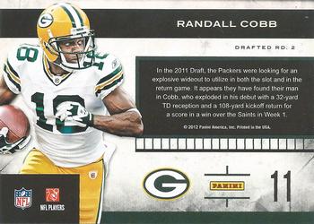2011 Playoff Contenders - Rookie Roll Call #11 Randall Cobb Back