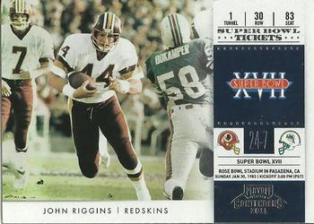 2011 Playoff Contenders - Super Bowl Tickets #20 John Riggins Front