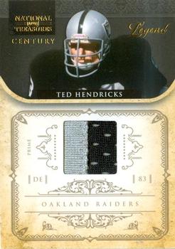 2011 Playoff National Treasures - Century Material Prime #195 Ted Hendricks Front