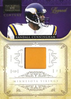 2011 Playoff National Treasures - Century Material Prime #184 Randall Cunningham Front