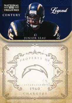 2011 Playoff National Treasures - Century Silver #172 Junior Seau Front