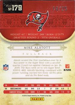 2011 Playoff National Treasures - Century Silver #179 Mike Alstott Back