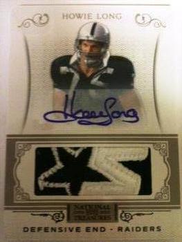 2011 Playoff National Treasures - NFL Brand Logo Signatures #12 Howie Long Front