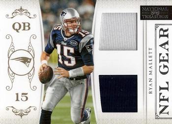 2011 Playoff National Treasures - NFL Gear Combos #28 Ryan Mallett Front