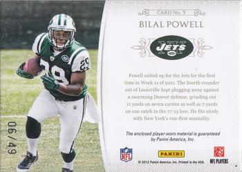 2011 Playoff National Treasures - NFL Gear Combos Prime #5 Bilal Powell Back