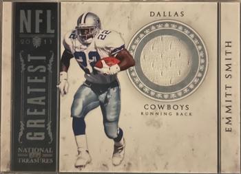 2011 Playoff National Treasures - NFL Greatest Materials #20 Emmitt Smith Front