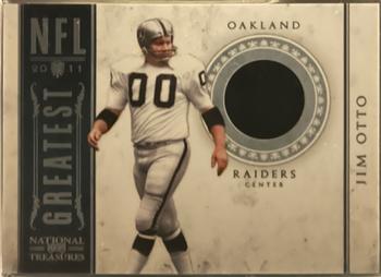 2011 Playoff National Treasures - NFL Greatest Materials #30 Jim Otto Front