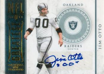 2011 Playoff National Treasures - NFL Greatest Signatures #30 Jim Otto Front