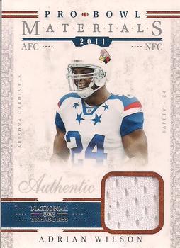 2011 Playoff National Treasures - Pro Bowl Materials #20 Adrian Wilson Front
