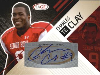 2011 SAGE - Autographs Red #A-7 Charles Clay Front