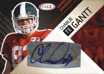 2011 SAGE - Autographs Red #A-11 Charlie Gantt Front