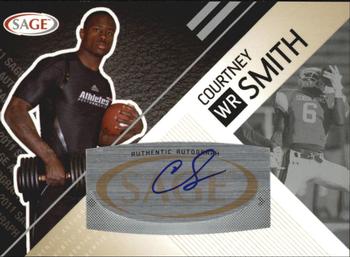 2011 SAGE - Autographs Silver #A-47 Courtney Smith Front