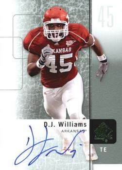 2011 SP Authentic - Autographs #18 D.J. Williams Front