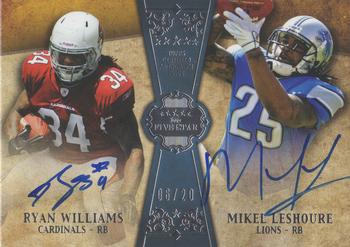 2011 Topps Five Star - Future Dual Autographs #FSFDA-WL Ryan Williams / Mikel Leshoure Front