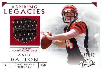 2011 Topps Gridiron Legends - Aspiring Legacies Jerseys #ALR-AD Andy Dalton Front