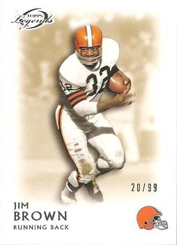 2011 Topps Gridiron Legends - Gold #80 Jim Brown Front