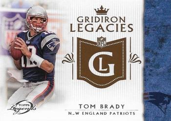 2011 Topps Gridiron Legends - Gridiron Legacies #GL-TOB Tom Brady Front