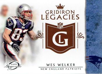 2011 Topps Gridiron Legends - Gridiron Legacies #GL-WW Wes Welker Front