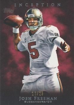 2011 Topps Inception - Red #23 Josh Freeman Front