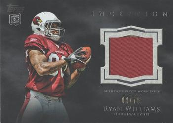 2011 Topps Inception - Rookie Relics Patch Gray #RP-RW Ryan Williams Front