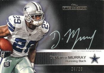2011 Topps Precision - Rookie Autographs White Ink #119 DeMarco Murray Front