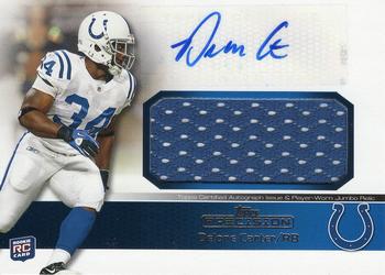 2011 Topps Precision - Rookie Jumbo Relic Autographs #RAJR-DC Delone Carter Front