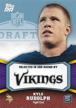 2011 Topps Rising Rookies - Blue #112 Kyle Rudolph Front